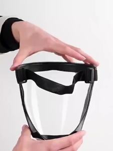 Work Protective Hood With Filter High Definition Anti-Fog Face Covers PC Lenses Face Protective Tool For Construction Work