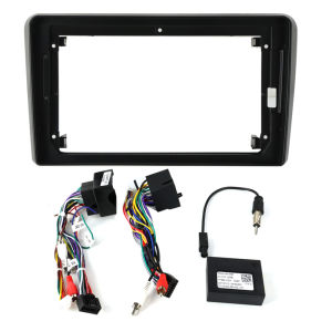 Dashboard Mounted Car Radio Frame Panel Kit For Audi A3 9-inch Panel Kit Cable Power Cord Canbus Complete Frame Cord Set