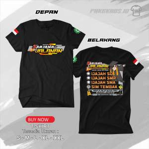 KAOS SARJANA JALANAN (tebal bahan combed 24s)