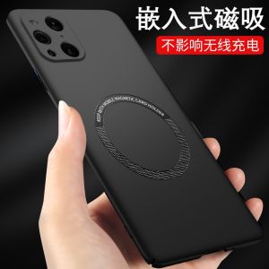 Oppo FIndX7 Magnetic Absorption Phone Case Mens Edition Protective Cooling Design Compatible with FIndX5 pro And FIndX6