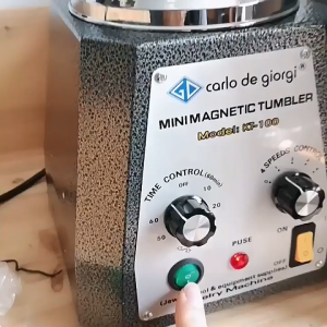PHYHOO KT-100 Mini Magnetic Tumbler Polishing Machine  Jewelry Polisher Tumbler Jewelry Tools