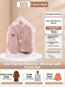 deli | Hanging Vacuum Sealed Clothing Storage Bag