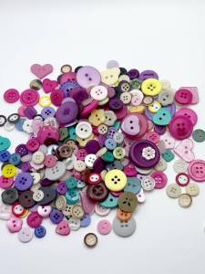 100 Chiếc Nút Nhựa Nhiều Kích Cỡ Khác Nhau Dùng Cho Thủ Công DIY May Vá Vẽ Tranh Thủ Công Cho Trẻ Em Nhiều Màu Sắc Mặt Phẳng 2 Lỗ