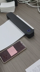 Máy In Nhiệt In Hình Xăm In Tài Liệu A4 Flash Label  In Không Mực Kết Nối Bluetooth Usb Bảo Hành 6 Tháng