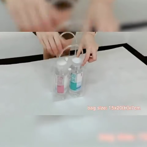 10PCS PVC/ transparent bag handbag gift plastic bag gift packaging bag