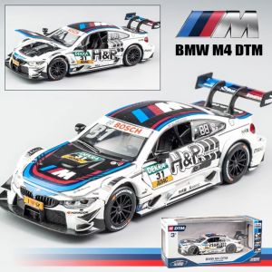 【WJ】1:32/1:43 BMW M4 DTM alloy diecast car model childrens toy supra  car racing toy car model for kids boy gift