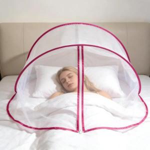 New Novelty Up Foldable Single Person Bed Mosquito Net Tent With Zipper Portable Protection For Home Travel