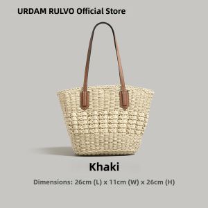 URCDN RDALVO | Straw Weaving Tote Bag