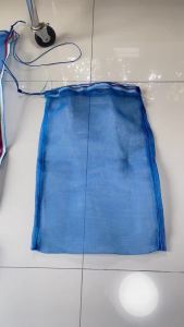 130X150 ถุงตาข่ายไนล่อนหูรูด ถุงตาข่ายใส่ขวด เย็บขอบ 2 ชั้น เพิ่มความแข็งแรง ถุงใส่ขวดพลาสติก ตาข่ายเกรดA ถุงแยงใส่ขวด มีหูรูด