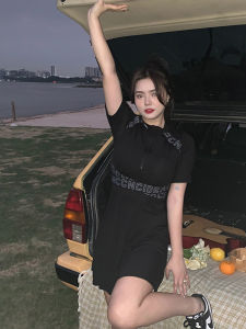 Nazal Slightly Oversized Girls plus Size Swimsuit Womens Covering Belly Thin Korean Ins Style Hot Spring Student Swimwear Short Sleeve