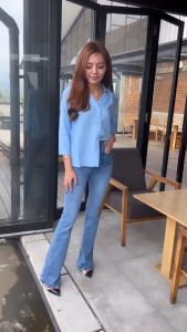 Kemeja Rayon Tangan 3/4: Baju Atasan Rayon Premium Tebal