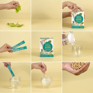 #FarmasiMY VigaBone SoyMilk Drink (5g x 30s) Spring Health Springhealth Vitamin D3 K2 Calcium & Magnesium
