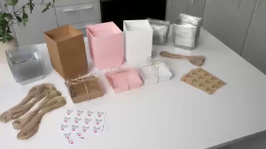 50PCS Food Packaging Box Kraft Paper Square Box with Clear Lids Mini Cake Food Containers Sandwich Box Packaging for Charcuterie Cake Dessert Bakery Box