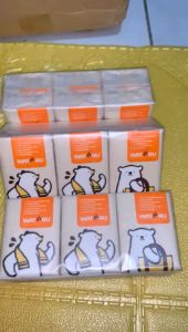 Tissue Wateru Premium Bamboo Tissue Pocket 6x10 Sheets