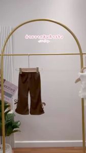 ลุคสวยเรียบง่าย ชุดเซ็ตเด็กผู้หญิง เสื้อพลีทและกางเกงยาว น้ำหนัก 10-30กิโล รหัสSX3K