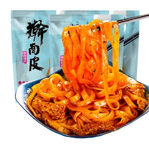 Handmade Beef Tendon Flatbread Quick Food Commercially Available Xian Cold Skin Noodles Non-edible Ingredients Household Use