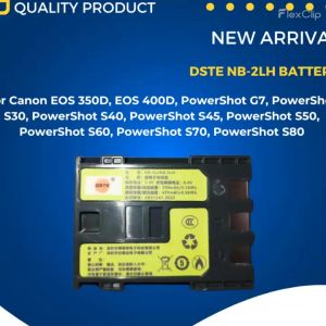 DSTE® NB-2LH Replacement 7.4V 700mAh Battery Canon EOS 350D 400D Powershot G7 G9 PC1210 S30 S40 S45 S50 S60 S70 S80