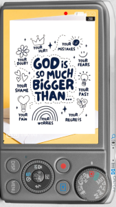 Doodle Bible Verse Encouragement Card | Christian Bible Comfort Empathy Card | FREE Envelope FREE Bubble Mailer