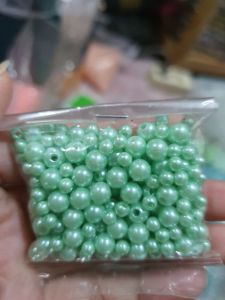 MUTIARA SERBA 5 ribu 1 bungkus MINIMAL order 20rb mutiara jahit mutiara lubang mutiara mix ukuran 3/ 4 & 6mm 15gr & 10gr