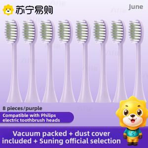 Philips Sonic Electric Toothbrush Head Replacement HX2411/241G/241P Deep Cleaning Soft Bristle Adult Oral Care Accessory