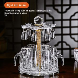 ZHUXI | Bộ Ly Rượu Pha Lê Sang Trọng Sáng Tạo Cho Sử Dụng Tại Nhà