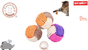 MAME Rope Ball Cat Toy - Mainan Kucing
