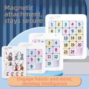 YIZHIBING | Magnetic Number Sliding Puzzle Game