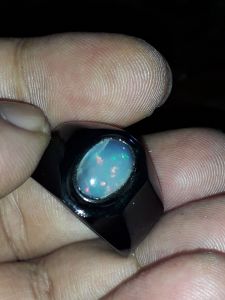 cincin tanduk batu kalimaya kristal asli banten