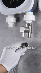 GRIPO High Quality 304 Stainless Water Regulator Water Flow Controller Stop Valve 1/2 Matte Finish