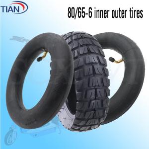 High Quality 10 inch 80/65-6 Inflatable Outer Tire Inner Tube Inflatable Tire Suitable for Electric Scooter Replacement Parts