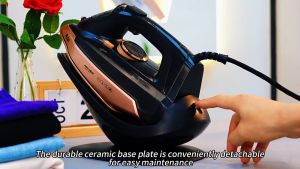 RAF เตารีด เตารีดไอน้ำ 2600W เตารีดผ้าไอน้ำ การรีดผ้าแบบแห้งและเปียกเครื่องรีดผ้า เตารีดไอน้ำพก เหมาะสำหรับรีดผ้า ปรับได้ 3 ระดับ ใช้งานง่าย เหมาะสำหรับการเดินทาง