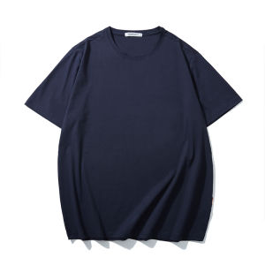 plus Size Mens T-Shirt Loose Fit Cotton Lycra Short Sleeve round Neck Printed Casual Top Breathable Summer Shirt for Fat Men