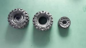 RED SPIDER 4 Bộ Vành Bánh Xe Beadlock Với Lốp Cao Su Cho 1/24 Trục Scx24 Fmx24 1/18 Traxxas TRX4M - Phụ Kiện Xe Ô Tô Điều Khiển Từ Xa