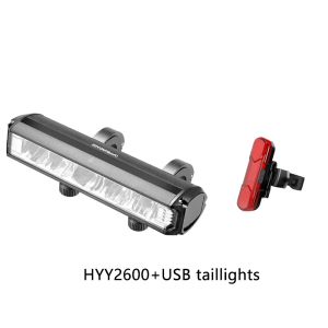 OFFBONDAGE | OFFBONDAGE Bicycle Light Front 2600Lumen Bike Light 8000mAh Waterproof Flashlight USB Charging MTB Road Cycling Lamp Accessories