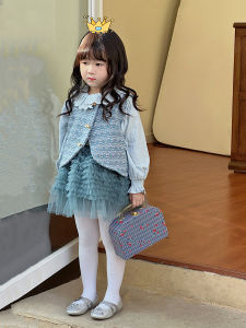 Nani Girl Spring & Fall Tulle Skirt Tutu Skirt Layers of Mesh Cake Dress Soft Veil Baby Girl Fashionable Versatile Short Skirt