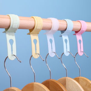 Multi-purpose Clothes Hanger Buckle Anti-Slip Windproof Hanger Home Wardrobe Organizer Hook Data Cable Storage Holder