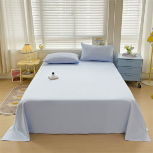 Pure Cotton Bed Sheet Single Thickened 1.5m Three-piece Set Dormitory Pillowcase Student Bedding Quilt Cover in One Piece