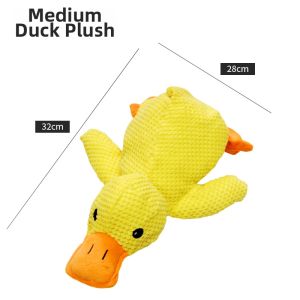 Dog Toy Plushie Duck Sound Making Chew Resistant Medium Small Dogs Toy for Puppies Golden Retriever Labrador Interactive Pet Playtime