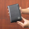 Shigetsu KURASHIKI Leather Passport Holder Travel Organizer Card Wallet. 