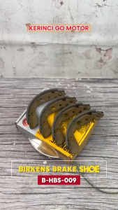 Birkens HBS-009 Kampas Rem Belakang Brake Shoe Brio 18-On