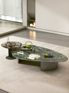 Elegant Luxury Natural Designer Living Room Coffee Table