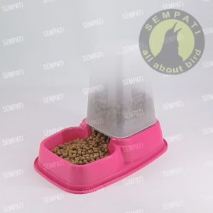SEMPATI Dispenser Anti Semut 15 Liter Tempat Makan Minum Otomatis Kucing Anjing Kelinci Burung Hamster Sugar Glider Pet Feeder Pet Bowl Besar Anti Slip Super Tebal