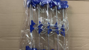 10PCS CHROME CLIP HANGER