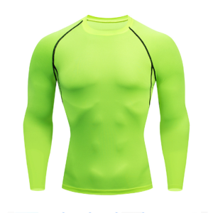 Men Compression Running T-Shirt Fitness Tight Long Sleeve Sport T-shirt Training Jogging Shirts Gym Sportswear Quick Dry Clothes