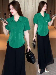 Temperament Shirt Womens Loose Belly-Covering Clothes 2024 New Arrival Summer Clothing Shirt This Years Popular Beautiful Shirt