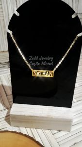 Kalung Nama Zedd Jewelry: Warna Silver & Emas Tahan Lama Anti Karat