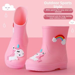 MENGMIAN | Waterproof Non-slip Adorable Children Rain Boots