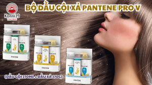 BỘ DẦU GỘI XẢ PANTENE PRO V (GỒM CHAI DẦU GỘI 270ML + DẦU XẢ 270G)
