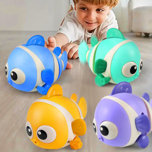 Winding Mechanical Clown Fish Swing Toy