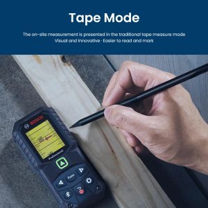 Bosch | Bosch Green Laser Measure GLM 50-27 CG 50M Laser Rangefinder Ip65 Bluetooth App Remote Control Professional Distance Meter Ruler